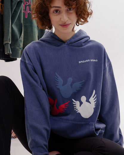 Giovanni Morra sweatshirt with 14th-century Mikeli Tvlidiani ornament